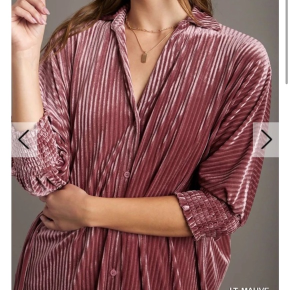 Umgee Maxi Stripe Button Down Shirt Dress - Picture 2 of 4